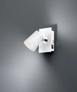 Narcos spot singolo led 6,5w 600lm, 3000k bianco con diffusore coni...