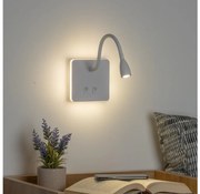 Brilagi - LED Lampada flessibile da muro MAYA Double LED/4W/230V + LED/3W bianco