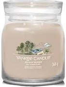 Soft Wool & Amber candela in giara media Yankee Candle