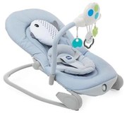Chicco - Sdraietta vibrante per bambini con melodia BALLOON Dots 2xAA + 1xLR20 blu