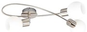 Elaina 3 Plafoniera Opaco Nickel - Lindby
