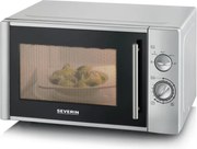 Severin MW 7772 - Forno a microonde 900W/230V 28 l acciaio inox/nero
