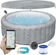 Spa gonfiabile Lay-Z Bali Grey per 6 persone Bestway 6001N