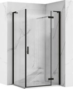 Cabina doccia REA Hugo Black 90x80