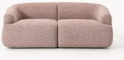 Divano componibile 2 posti in bouclé Sofia