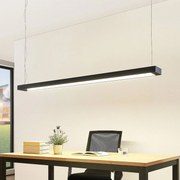 Lampada LED a sospensione Cuna, nero, 162 cm, metallo Cuna Arcchio, Nero, Studio / Ufficio, Alluminio, Moderno