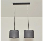 Lampadario a cavo ALBA 2xE27/15W/230V grigio