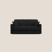 Chris Divano letto in microfibra smacchiabile T11 nero