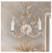 ONLI - Applique COLLANA 1xE14/6W/230V bianco/oro