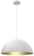 Lampadario su corda BETA 1xE27/60W/230V d. 45 cm bianco