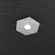 Hexagon applique-plafoniera 1 luce foglia argento 1142-1l-fa