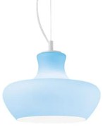 Lampada a sospensione 1 luce aladino sp1 d30 azzurro