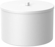 Scatola metallica da stoccaggio 12x17,5 cm bianco