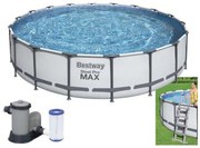 Piscina fuoriterra tonda 549x122H Steel Pro Max Bestway 56462 completa accessori