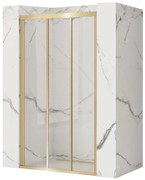 Porta doccia Rea Alex 120 Gold Brush