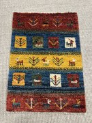 Gabbeh Tappeto persiano 40x60 Rosso (Iran) Annodato A Mano