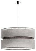 Duolla - Lampadario a sospensione con filo DUO 1xE27/15W/230V diametro 40 cm grigio