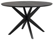 Tavolo da pranzo rotondo con piano in rovere 120x120 cm Calverton - Rowico