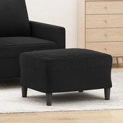 Poggiapiedi Nero 60x50x41 Cm İn Velluto /