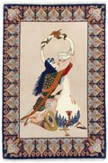 Isfahan Tappeto persiano 130 x 80 (Iran) Annodato A Mano