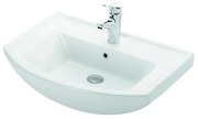 Kamalu - lavabo bagno sospeso 65 cm ceramica litos-bn65