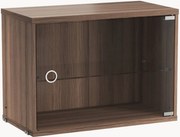 Vetrina con anta battente in vetro String System, larg. 58 x prof. 30 cm