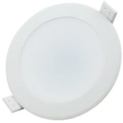 Faretto Led da incasso 5W Rotondo Cornice bianca Apertura 90 gradi Bianco freddo 6000K Aigostar