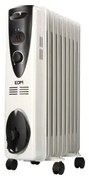 Radiatore a Olio (9 elementi) EDM Bianco 2000 W