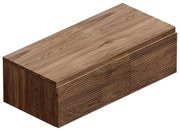 Mobile da bagno sotto lavabo L 100.3 x H 30 x P 46 cm noce, 2 cassetti Step