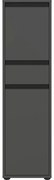 Mobile bagno alto e stretto color antracite 33x121 cm Lemont - Germania