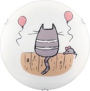 Rabalux 4558 - Applique per bambini CATHY 2xE27/60W