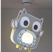 Dalber 63397 - Lampadario per bambini OWL 1xE27/15W/230V