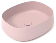 Lavabo da appoggio ovale in ceramica multicolore