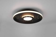 Ascari h2o plafoniera led 35w 4100lm, 3000k nero con dimmerazione c...