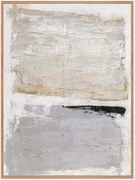 Quadro su tela dipinto a mano con cornice in legno Scenario