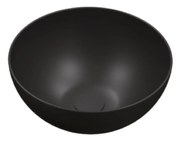 Lavabo D'Appoggio 40 Cm Lullaby "Meg" Nero Opaco