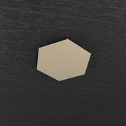 Hexagon applique-plafoniera decorativo sabbia 1142-1d-sa