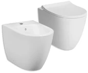 SANITARI BAGNO FILO MURO KARAG SERIE NEW LUNA VASO COPRI WATER BIDET -  Ceramiche Pa.Na.