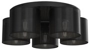 Lampadario a plafone LOFT SHADE 5xE27/60W/230V nero