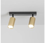 Brilagi - Faretto SELE GOLDEN 2xGU10/30W/230V nero/oro