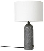 GUBI - Gravity Lampada da Tavolo Piccolo Grigio Marmo/Bianco GUBI