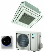 Climatizzatore Condizionatore Daikin a Cassetta Fully Flat 12000 BTU FFA35A9 + RZAG35A R-32 Wi-Fi Optional con Comando a Filo e Griglia Inclusi