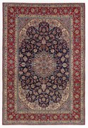 Isfahan Tappeto 200 x 300 (Iran) Annodato A Mano