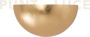 Applique a parete moritz oro 1 luce attacco e27 25x12,5x12,5cm