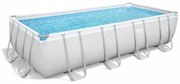 Piscina rettangolare con telaio portante in acciaio zincato 488x244xH122 cm lt.11.532 Power Steel