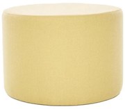 Pouf RABO, diametro 58 cm, giallo