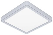 Plafoniera Moderna Fueva 5 In Acciaio Cromo Led Integrato 17W 3000K Ip44