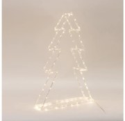 Decorazione natalizia LED da esterno, 120 LED/2,1 W/230 V, IP44, bianco caldo, albero 60 cm