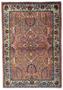 Sarouk Tappeto persiano 110x160 Rosso (Iran) Annodato A Mano