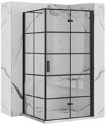 Cabina doccia Rea Molier Black 110x80